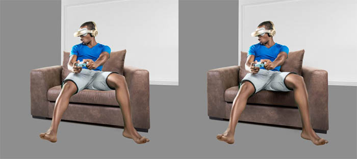 Photoshop制作逼真的3D眼镜海报