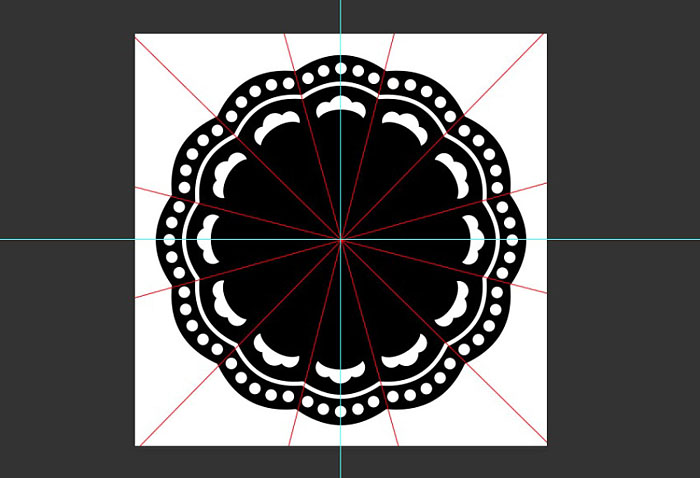 Photoshop制作漂亮的银色蕾丝花纹字