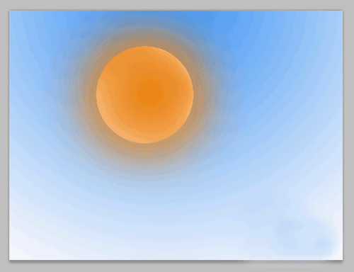 用photoshop简单绘制一个手绘太阳