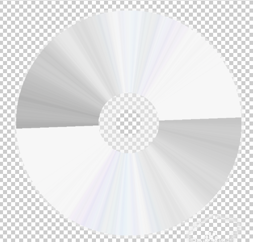 photoshop简单制作一个光盘