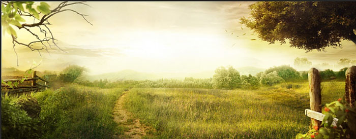 Photoshop设计制作漂亮的春季小清新化妆品海报