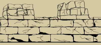 Photoshop手绘线条效果的长城