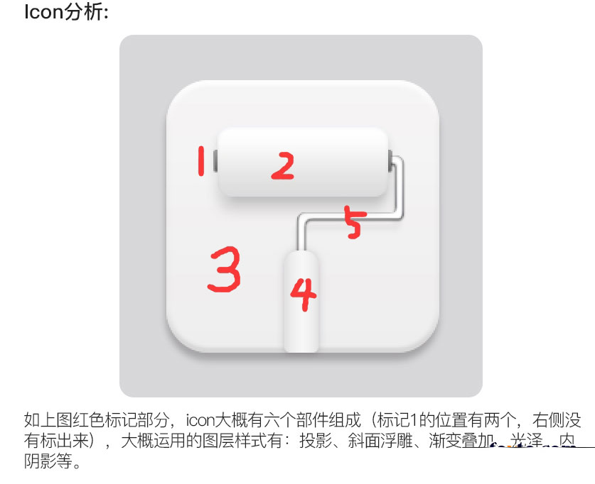 PS简单绘制一个轻写实的油漆刷icon图标教程