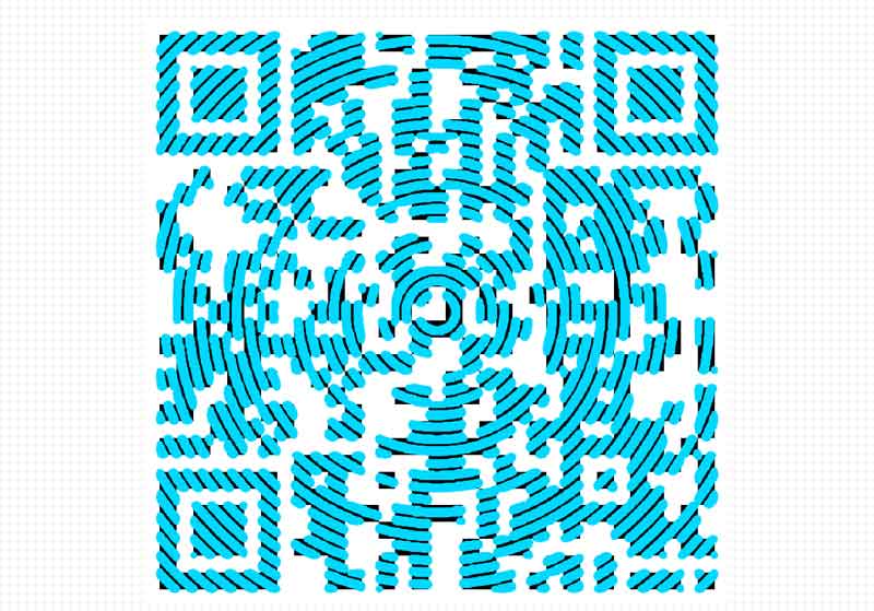 PS制作个性的迷宫(水纹)二维码教程