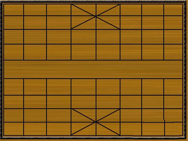 ps怎么绘制一个木制的中国象棋棋谱?