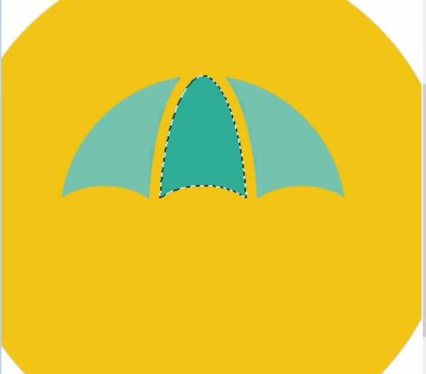 ps怎么设计可爱漂亮的雨伞图标?