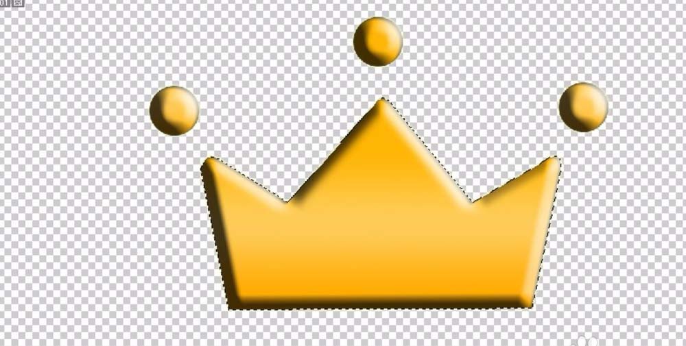 ps怎么设计一个金色的皇冠图标?