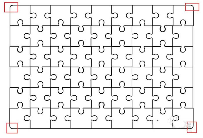 ps怎么制作拼图效果的图片? ps拼图的制作方法