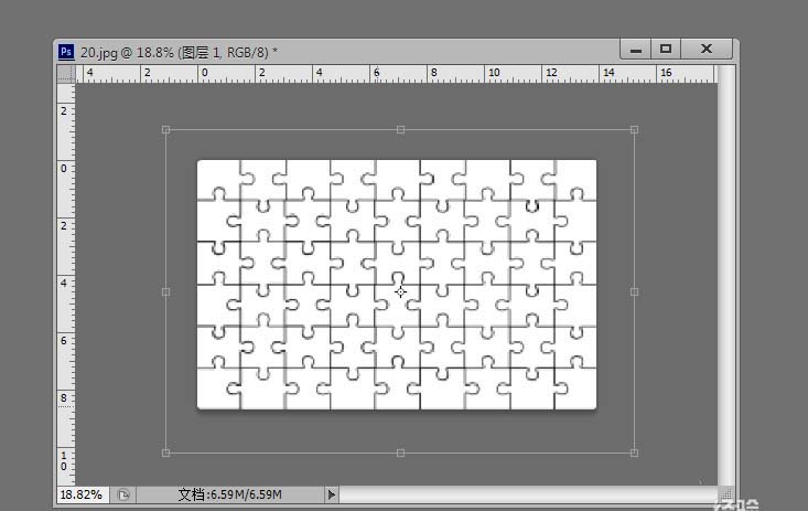 ps怎么制作拼图效果的图片? ps拼图的制作方法