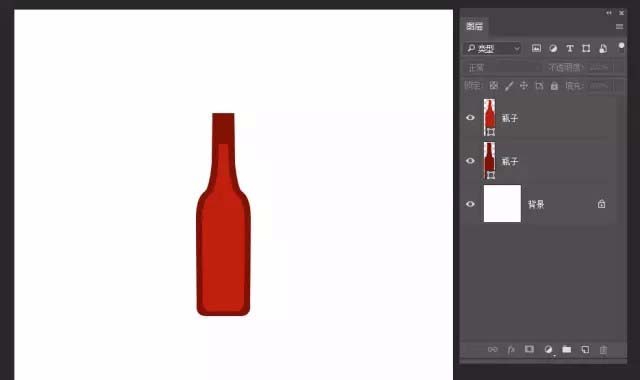 ps怎么绘制啤酒瓶图标? ps绘制酒瓶图标的教程