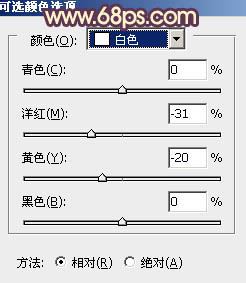 ps把室外美女图片调出清新的黄色油菜花效果教程