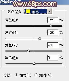 ps把室外美女图片调出清新的黄色油菜花效果教程