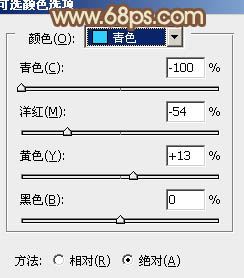 ps把野花丛中的美女照片调出淡褐色的韩系效果教程