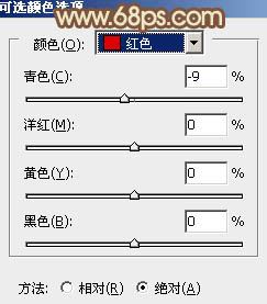 ps把野花丛中的美女照片调出淡褐色的韩系效果教程