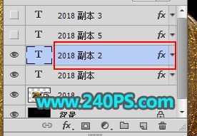 ps怎样制作霸气好看的2018土豪金立体字?