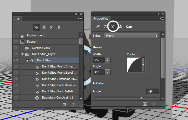 PS教程 如何使用3D功能制作橡胶和玻璃质感的3D立体字效呢