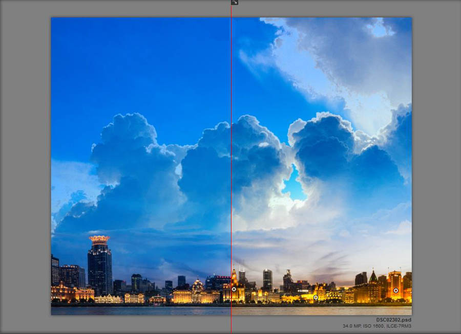 如何使用PS给风景添加一些元素?用PS给城市风景添加云彩元素教程