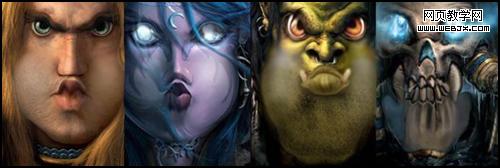 用美图秀秀打造魔兽英雄的另一面 恶搞魔兽英雄们