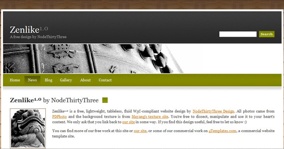 zenlike-xhtml-css-template
