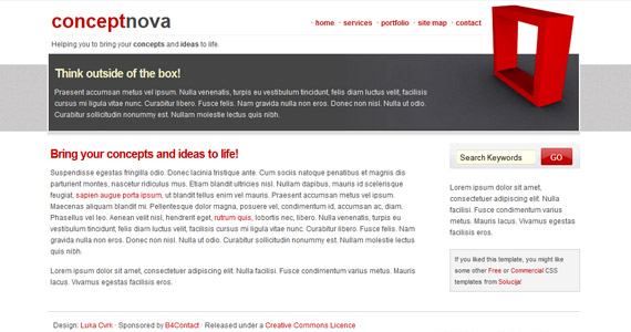 concept-nove-xhtml-css-template