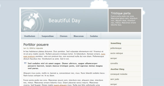 beautiful-day-xhtml-css-模板