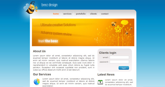 beez-design-xhtml-css-模板