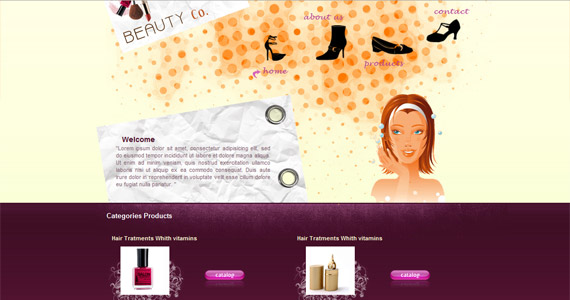 beauty-co-xhtml-css-模板