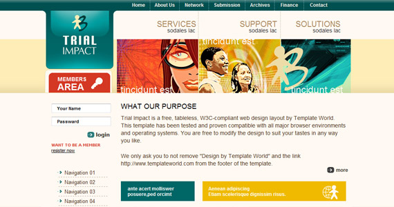 trial-impact-xhtml-css-模板
