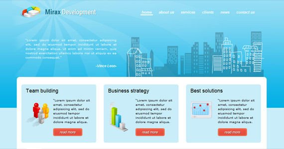 mirax-development-xhtml-css-模板