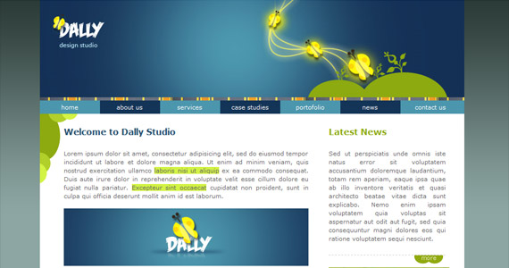 dally-xhtml-css-模板