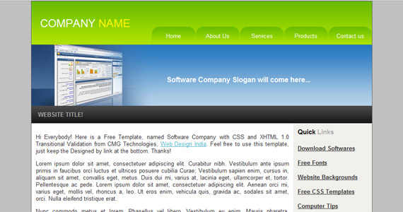 software-company-xhtml-css-模板