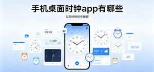 手机桌面时钟app有哪些_2026常用时钟app大全_手机时钟软件安全下载-脚本之家